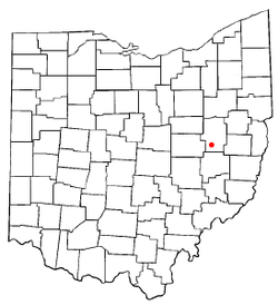 Location of Port Washington, Ohio