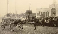 Scene of the assassination in Saint Petersburg on 15 July 1904