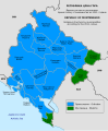 Religious structure of Montenegro by municipalities 2011