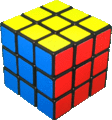 A 3x3x3 cube also called Rubik's Cube (most famous name) I can solve it above 1 minute, my best time was 44 seconds, I have 4 Rubik's cubes, which 1 is a Rubik's Phantom, 1 is a Qiyi cube (just a normal Rubik's Cube), 1 is a Rubik's Impossible (it is literally almost impossible, I will never scramble it again, I just solved it 1 time in my life and im proud of it), and the last one that is my main cube doesn't have the logo so I dont know the company who made it