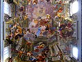 Fresco with the apotheosis of St. Ignatius