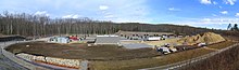 A panorama of a construction site