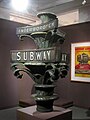 Sign for New York City's Interborough Subway, c. 1904