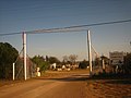 Entrance to Zapata County Cemetery from Farm-to-Market Road 496