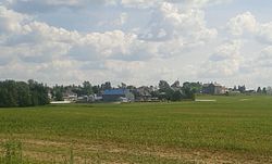 View of the village of Les Hauteurs