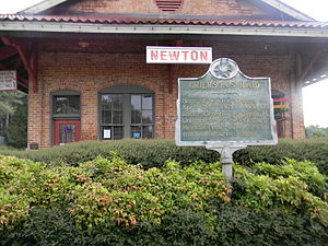 亚拉巴马和维克斯堡火车站（英语：Newton station (Mississippi)）