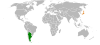 Location map for Argentina and Japan.