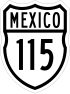 Federal Highway 115 shield