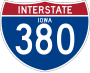 Interstate 380 marker