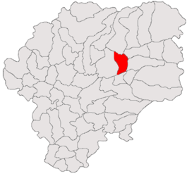 Location in Bistrița-Năsăud County