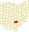 Hocking County map