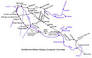 Midland Railway lines in Manchester