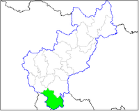 Location of Amealco de Bonfil in Querétaro.