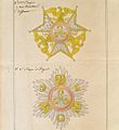 Concept for the Star of the Order of the Three Golden Fleeces (1st French Empire)