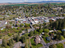 Aerial view of Palouse looking north