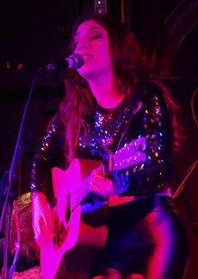 Sasha McVeigh performing live in March 2016