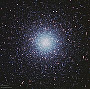 RGB image of M53 from an earthbound telescope, The Liverpool Telescope, which is a 2 m RC telescope on La Palma