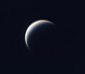 Crescent Venus from Earth