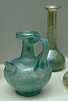 Gallo-Roman glassware, 3rd century, Musée Saint-Remi à Reims, Marne, France
