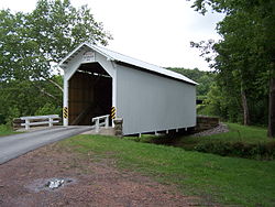White Covered Bridge (1919) National Register of Historic Places