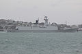 Linyi entering Auckland on 15 October 2013.