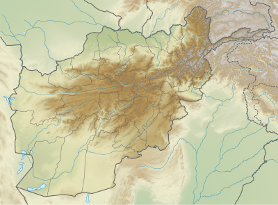 Location map Afghanistan