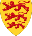 Or, three lions passant gules