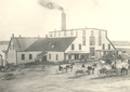 The Bouctouche butter factory in 1900.