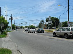 Scene in Barrio Canas at PR-585 and PR-2