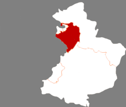 Location in Yingkou