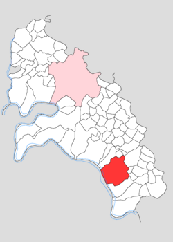 Map showing Jalalpur in Firozabad block