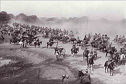 Grand Trunk Road, at Ambala Cantonment, during British Raj