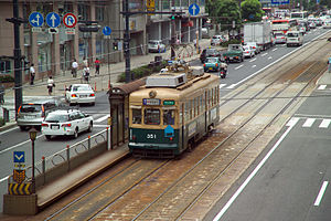 广岛港（宇品）方向月台（2005年）