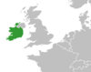 Location map for Ireland and Liechtenstein.