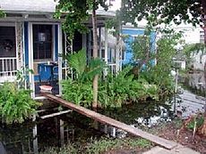 Flooding from Leslie in Florida