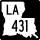 Louisiana Highway 431 marker