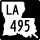 Louisiana Highway 495 marker