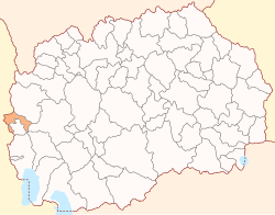 Location of Municipality of Debar