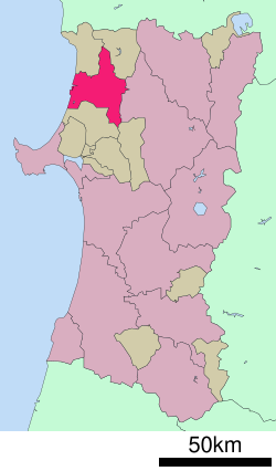 Location of Noshiro