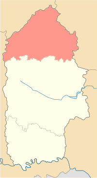舍佩蒂夫卡区在赫梅利尼茨基州的位置