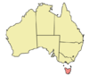 Map of Tasmania