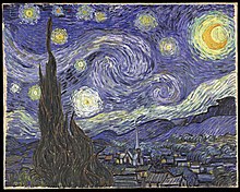 The Starry Night, by Vincent van Gogh (1889), Museum of Modern Art.