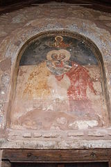 Sts Peter and Paul fresco, Holy Apostles church in Kastoria