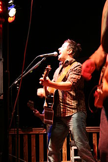 Andrew Carlton performing at Rock Ranch in The Rock, Georgia.