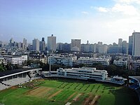 MC3. Image of Mumbai overlooking the Brabourne stadium.