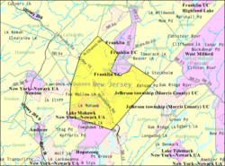 Census Bureau map of Sparta, New Jersey