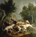 The Wolf Hunt, Alexandre-François Desportes