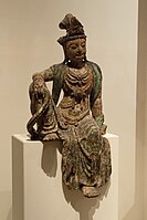 A seated Maitreya statue Northern Wei, 512 CE