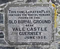 Burial ground Vale Castle