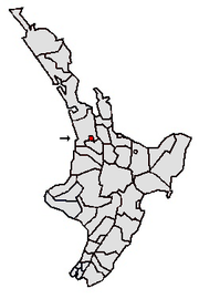 Location of the Hamilton Territorial Authority
